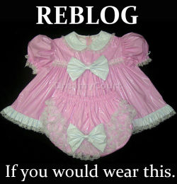 raelbunni:  sissymaidangelique:  Yes please put me in chastity, diapers and this lovely outfit   I think I already have?  *giggle*  (Something like it, but still THAT is SUPER cute!  WANT! &lt;3   ) 