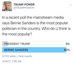 odinsblog:LMAO. A Fox News Poll showed Bernie Sanders, Planned Parenthood, and Obamacare are all viewed more favorably than Donald Trump. A Fox News poll.