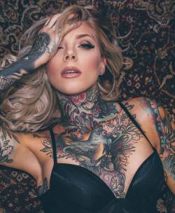 womenwithink:  @itsmadisonskye by @thisiseames #womenwithink #womenwithtattoos #ink #inked #inkedgirls #inkedmodels #inkedwomen #chesttattoo #chestpiece #sleeve #throattattoo #tattoo #tattoos #tattooed #tattooedgirls #tattooedwomen