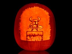 it8bit:  Shovel Knight Pumpkin Created by