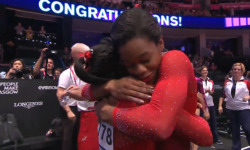 eaudrey35:  wats-good-gabby:  WHEN WAS THE LAST TIME TWO AMAZING BLACK GIRLS WON THE TOP SPOTS AT THE GYMNASTICS WORLD CHAMPIONSHIPS? HINT: ITS THE FIRST AND I AM SO PROUD OF SIMONE BILES AND GABBY DOUGLAS FOR CONTINUING TO MAKE HISTORY!   This deserves
