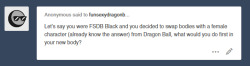 turlessenpai:  @funsexydragonball You do realize that youâ€™d hypothetically be giving birth to Goten soon, right? XD   