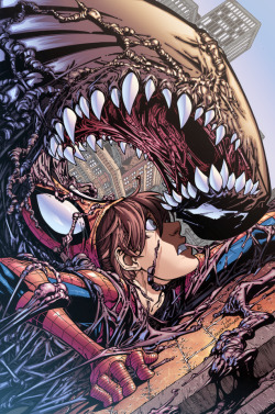 league-of-extraordinarycomics:  Spider-man vs Venom by  Patrick Scherberger  
