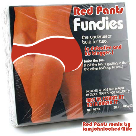 HAPPY RED PANTS MONDAY!