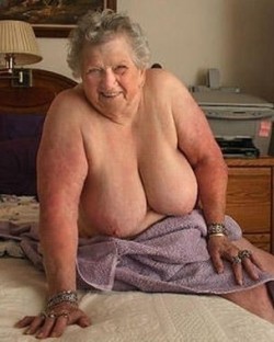 lovegrannylove: redbottom48:  “So you thought it was fun to sneak a peek at me walking around bare ass naked, did you my naughty son-in-law? We’ll see if you still think so when I am done smacking your bare behind until you are bawling like a naughty