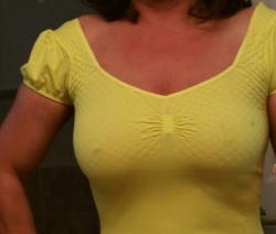 classysassysub:  A favorite top of my Dom. #classysassysubhttp://classysassysub.tumblr.com  Cute yellow top thanks for the submission