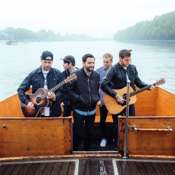 elmakias:  Cruised around with ADTR while they shot a music video - in London - in a river - on a boat - while in rained - Acoustic is my favorite. Probably one of my favorite adventures ever. 