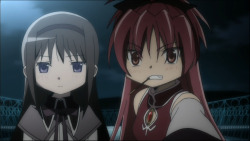 felinecharms:  IT LOOKS LIKE KYOUKO IS TAKING A SELFIE WIT H HOMURA IM LAUGHING SO HRAD &ldquo;BROMURA LOOKIE HERE ITS SELFIE TIME&rdquo; &ldquo;not this shit again kyouko&rdquo; 