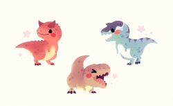 fluffysheeps:  Ittybitty arms squad 🦖
