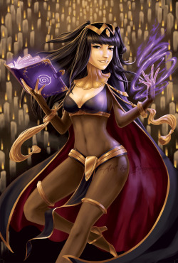 zinganza:   Tharja I finished a while back. Hands were the most fun P:    Twitter Facebook Commission info 
