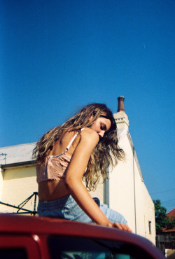 oystermag:  Oyster Fashion: ‘Our House’ by Ryan Kenny Lonely by Lonely Hearts bra, Ksubi pants