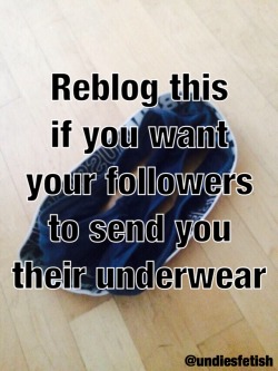 hornyiowa:  sf-runner:  Yeah, I love getting another guy’s dirty sweaty cumtained underwear!  Always down to trade some gear. Love smelling a hot pair of used briefs. Hit me up guys!  Fuck yeah!  Sweaty,  cummy underwear &amp; jocks - send them my way!
