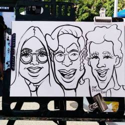 Doing caricatures at the Central Flea in Central Square today!  95 Prospect St. #caricature #cambridge #centralflea #caricaturist #caricatures  (at Cambridge, Massachusetts)