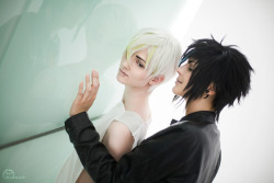 fuckablenerdstuff:Starfighter photo set from JAN CH shots taken by Misaki Sai  Cain is Takeshi Cosplay Abel is me &lt;3  These are so great! Thank you so much, I love them! (⺣◡⺣)♡*