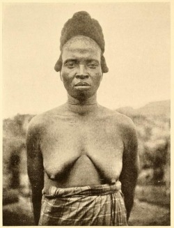 Nigerian woman, from In the shadow of the Bush, by Percy Amaury Talbot. Via Internet Archive.