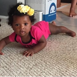 blackgirlsrpretty2:  melinerose:  #ChocolateBabies 😍 🍫 || Yandy Smith and Mendeecee Harris’s daughter, Skylar, is such a cutie pie! Doesn’t she give you baby fever?! 👶  She is gorgeous!  😍😍😍 She&rsquo;s beautiful!!!