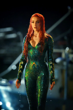 dcfilms:First look at Amber Heard as Mera in Aquaman (2018)