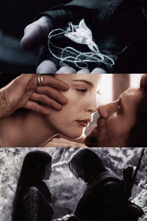 - for I am the daughter of Elrond. I shall not go with him when he departs to the Havens: for mine is the choice of Luthien, and as she so have I chosen, both the sweet and the bitter; 