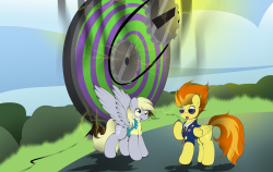 naughty-v-d-k:  The real wonderbolt academy record derpy is immune to this spinning-thingy :D look here for maximum zoom https://inkbunny.net///files/full/436/436756_VDK_the_real_wonderbolt_accedemy_record.png  I was so thinking about Derpy when I saw