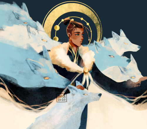 jhoca:  ✦ celestial zukka for @zukka-week 2020: night and day/mythology(?)their day/night sun/moon aesthetic is chef’s kiss ♥ they are blinding!! zuko’s cape is sunlight underneath, while sokka’s cape is ocean tides on top, moonlight underneath!
