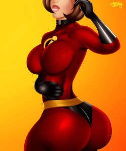 josephpmorganda:  jassycoco:  I N C R E D I B L E  Still feeling like shit, but I can’t let that stop me. So have some Mrs. Incredible. ;)  She already written it but I’ll do it again.INCREDIBLE