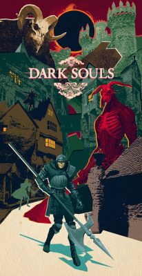 gamefreaksnz:  Dark Souls - Bootleg Fan ArtCreated by Luis Melo 