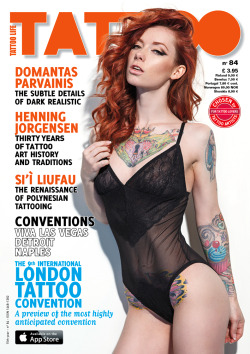 thechristiansaint:  Hattie Watson / Tattoo Life Cover Photography: Christian Saint - All Rights Reserved Hair &amp; Makeup: Aly Smith  Just in case you didn&rsquo;t know. The new Tattoo Life is out and yours truly is on the cover.