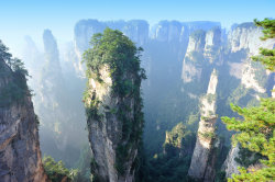 strain:  Zhangjiajie National Forest Park in China