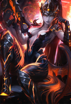 sakimichan:   My take on Destroyer Widowmaker &lt;3 also through in a bit of Dragon vibe ~ fun piece to work on !nudie,PSD+3-4k HD jpg,steps, etc&gt;https://www.patreon.com/posts/15286645  