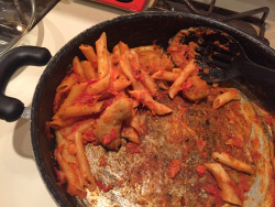 unclefather:  mikalhvi:  blackberryshawty:  unfollowfriday:  unclefather:  This is literally just penne pasta and chicken nuggets… Mom…  honestly thank god im not white  This is tragic  why the fuck do you have to assume someone white made this there