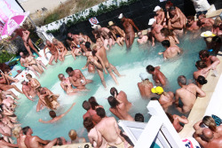 amateurs-doing-stuff:  corpas1:  The Nude Foam Parties in Cap d’Agde Nudist City, France. Among the special activities in nudist Cap d’Agde are the nude foam parties, near the beach at Le Glamour Club, a scene beyond imagination for those who have