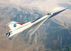 itsfullofstars:  NASA UNVEILS NEW SUPERSONIC PASSENGER JETThe return of supersonic passenger air travel is one step closer to reality. Nasa has unveiled, in fact, a “low-boom” supersonic passenger plane that could one day fill the gap left by the