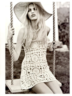 Daphne Groeneveld photographed by Lachlan Bailey in “Field of Dreams” for H&amp;M Spring/Summer 2012