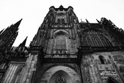 mortisia:  Saint Vitus’ Cathedral is a Roman Catholic cathedral in Prague, and the seat of the Archbishop of Prague. The full name of the cathedral is St. Vitus, St. Wenceslas and St. Adalbert Cathedral. This cathedral is an excellent example of Gothic