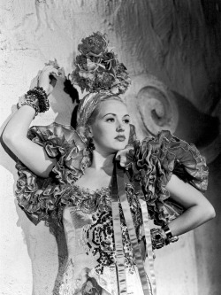ladybegood: Betty Grable in a publicity photo for Down Argentine Way (1940)