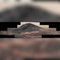 Ireson Hill on Mars #nasa #apod #jpl #caltech #msss #mars #planet #hill #iresonhill #bagnolddunefield #mountsharp #galecrater #curiosity #rover #solarsystem #space #science #astronomy
