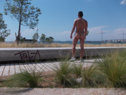 urbannudism:Urban nudism in Nea Paralia Thessaloniki 31/07/2014 https://vimeo.com/102236099 