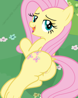   She suuuuuure looks thirsty&hellip; hope you’re willing to give her what she wants. :3  I decided to touch up on this Fluttershy piece and change the expression of her entirely&hellip; as well as fix a few things&hellip; ENJOY!!~Shutterfly