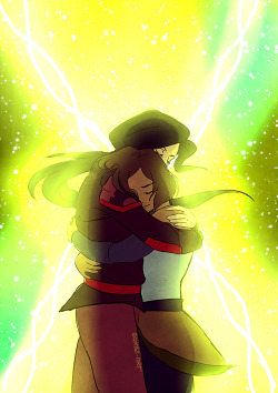 bambz-art:  A real quick Korrasami because of the finale. It was beautiful. It was just so beautiful.  &lt;3 &lt;3 &lt;3