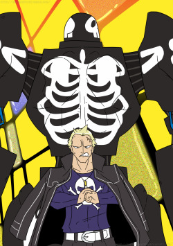 This was a commission paid for by this guy, and he wanted me to draw Kanji Tatsumi standing back to back with his persona. Now I don&rsquo;t know much about this guy, since I&rsquo;ve only played a tiny bit of Persona 4 Arena, but all I DO know is that