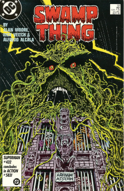 Cover art by Steve Bissette for Swamp Thing 52 (DC Comics, 1986). From Oxfam in Nottingham.