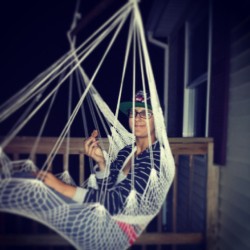 @miranda_delaghetto and her multiple purpose hammock. #stayfly #hammocks #iamfly #reggatone #thatsright #pizzarolls