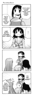 sharksylph:  SO THERES THIS TENTH ANNIVERSARY AZUMANGA DAIOH BOOK BEING MADE BY VARIOUS MANGAKA AND THERE WAS THIS GEM IN IT  1) Holy SHIT it is now FIFTEEN YEARS OLD AHHH 2) This is fucking glorious