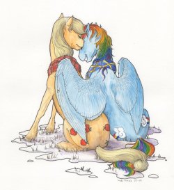 po-knees:Art trade with Dawn22Eagle by Lady-Limule l Don’t forget to check out the artist! l  &lt;3