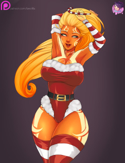   Picarto Subdraws #1 - Xmas Sol for TheGameFreak! Nude version in Patreon  I&rsquo;m doing raffles in picarto º uº. I raffle halfbody pinup drawings (with two versions) to my subs. Become a sub if you want to join the raffles &lt;3 https://picarto.tv/law