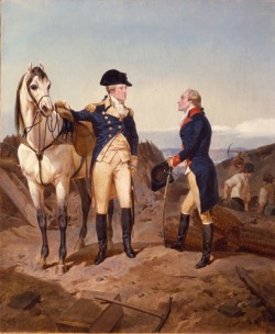 ofthaveimused:  General George Washington and Aide-de-Camp Alexander Hamilton Revolutionary War 