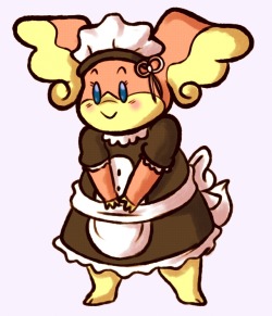 younowwantcheeseontoast:  pokemaids:   What’s your fav pokemon? My is Audino~  Hey, thanks for the submission, but please include a source to the original material next time. Thankfully, Google Images managed to find it for me; this one was made by