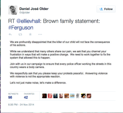 lipstick-feminists:  Brown Family Statement