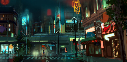 mondeanimation:  So now that BIG HERO 6 is officially released in US theaters, I invite you my friends to take a look at some new concept-art from the movie  Join our community on Facebook for more exclusive contents  