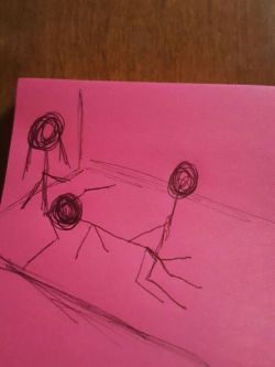My beautiful drawing to explain how I had a threesome on a twin bed.@blushingsecrets12